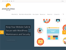 Tablet Screenshot of annapurnadigital.com